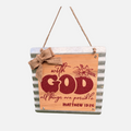 Matthew  19:26 Wall Decor