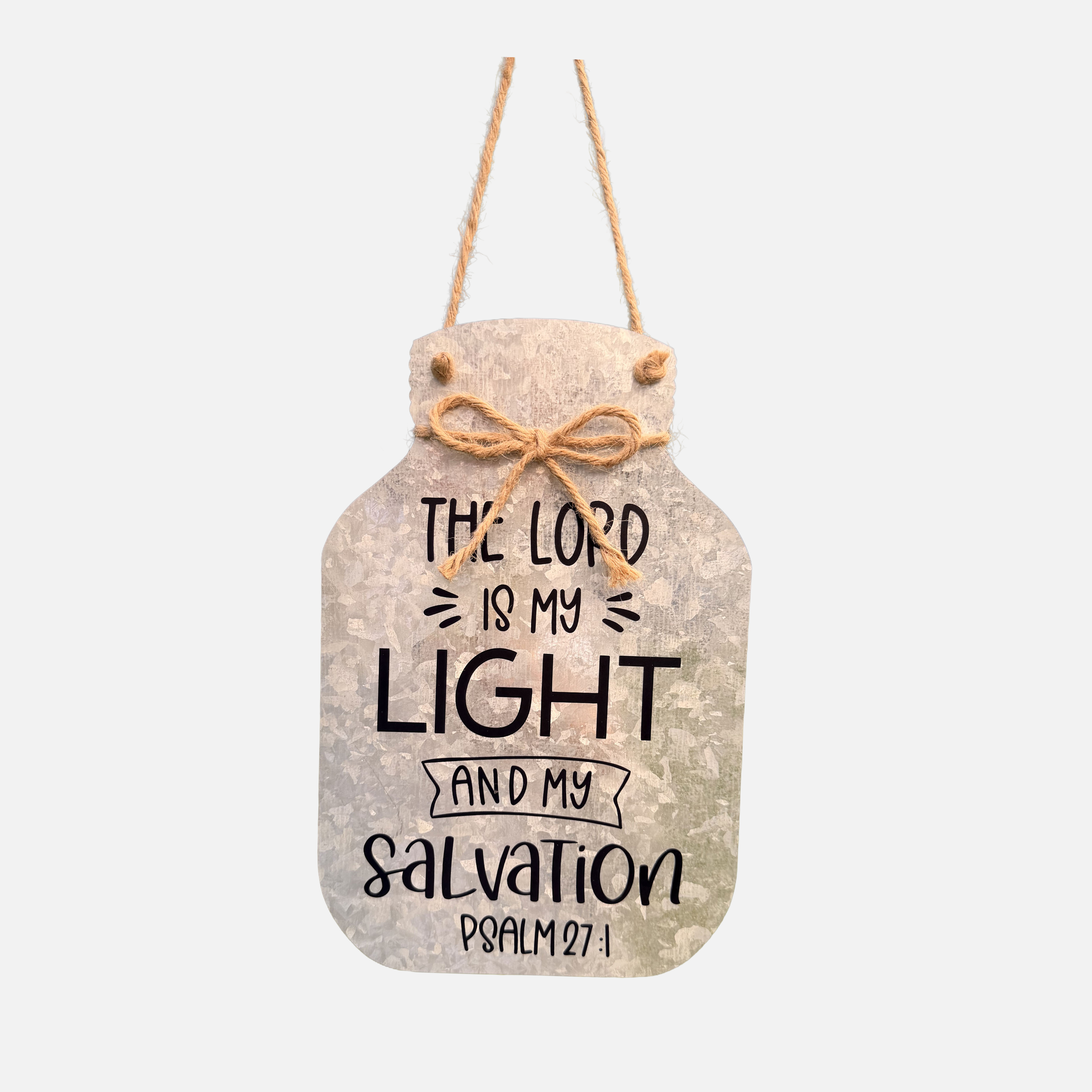 Psalm 27:1 Wall Decor