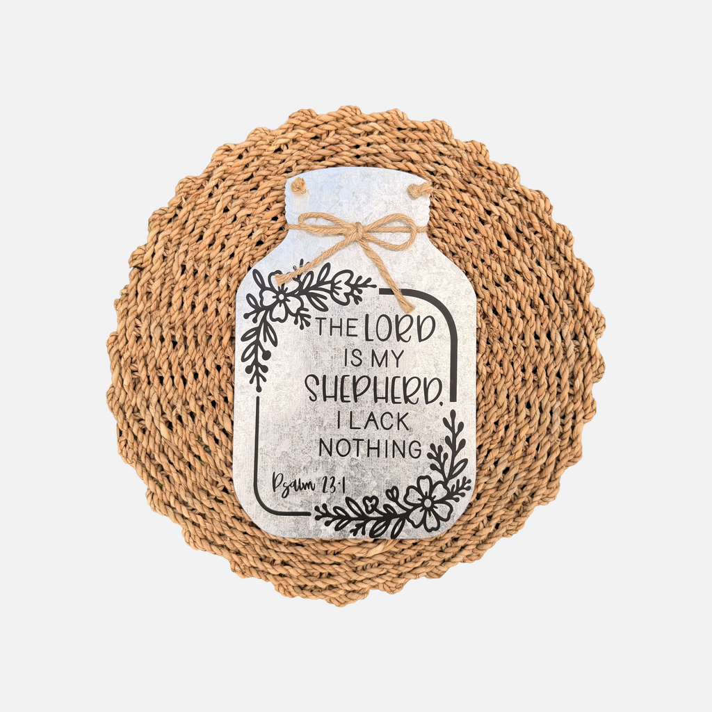 The Lord is My Shepherd wall decor