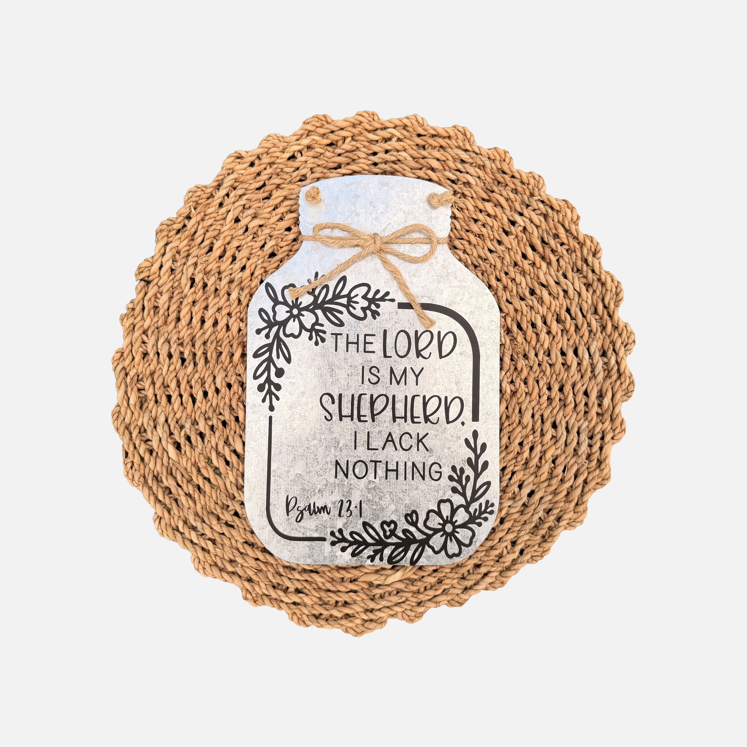 The Lord is My Shepherd wall decor