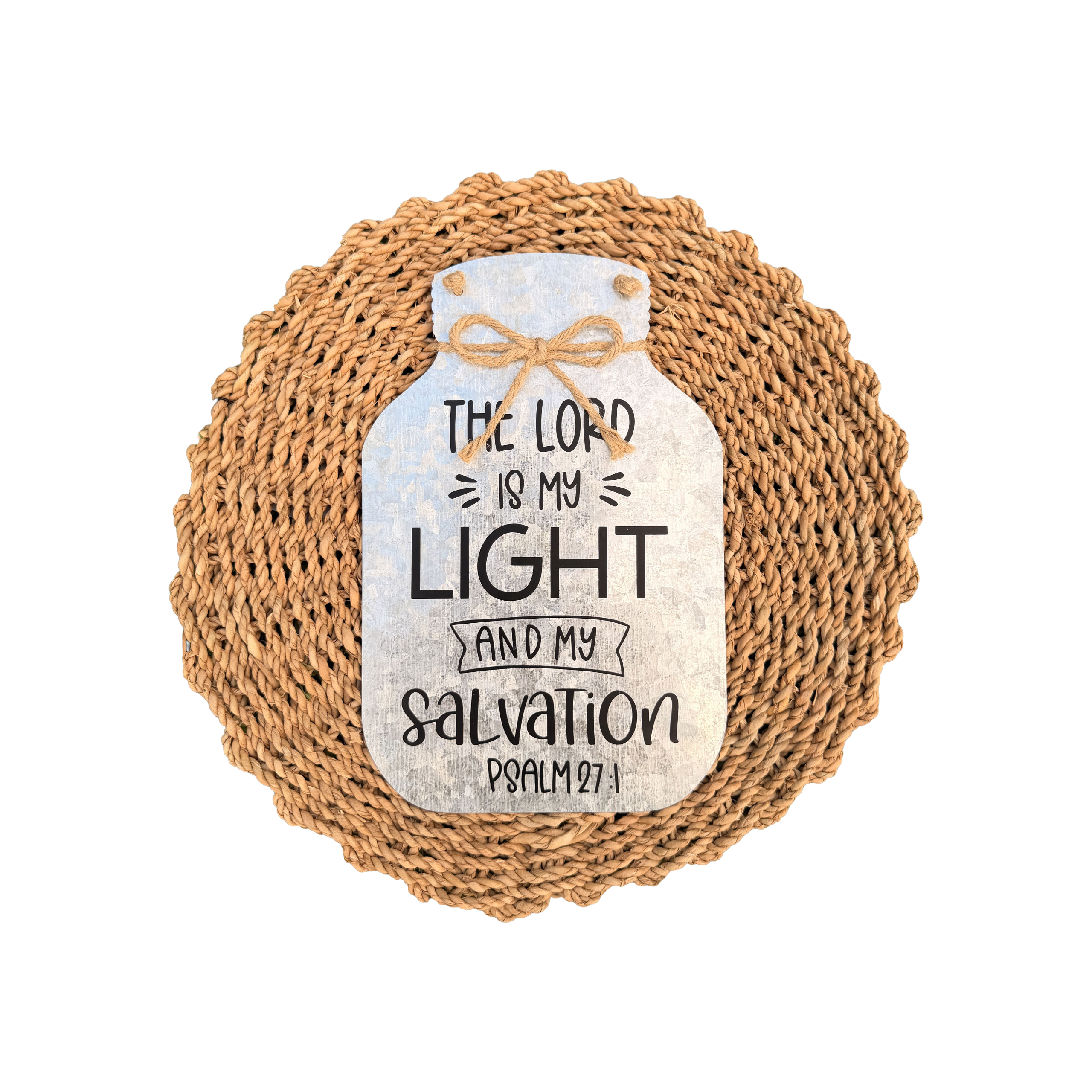 Psalm 27:1 Wall Decor
