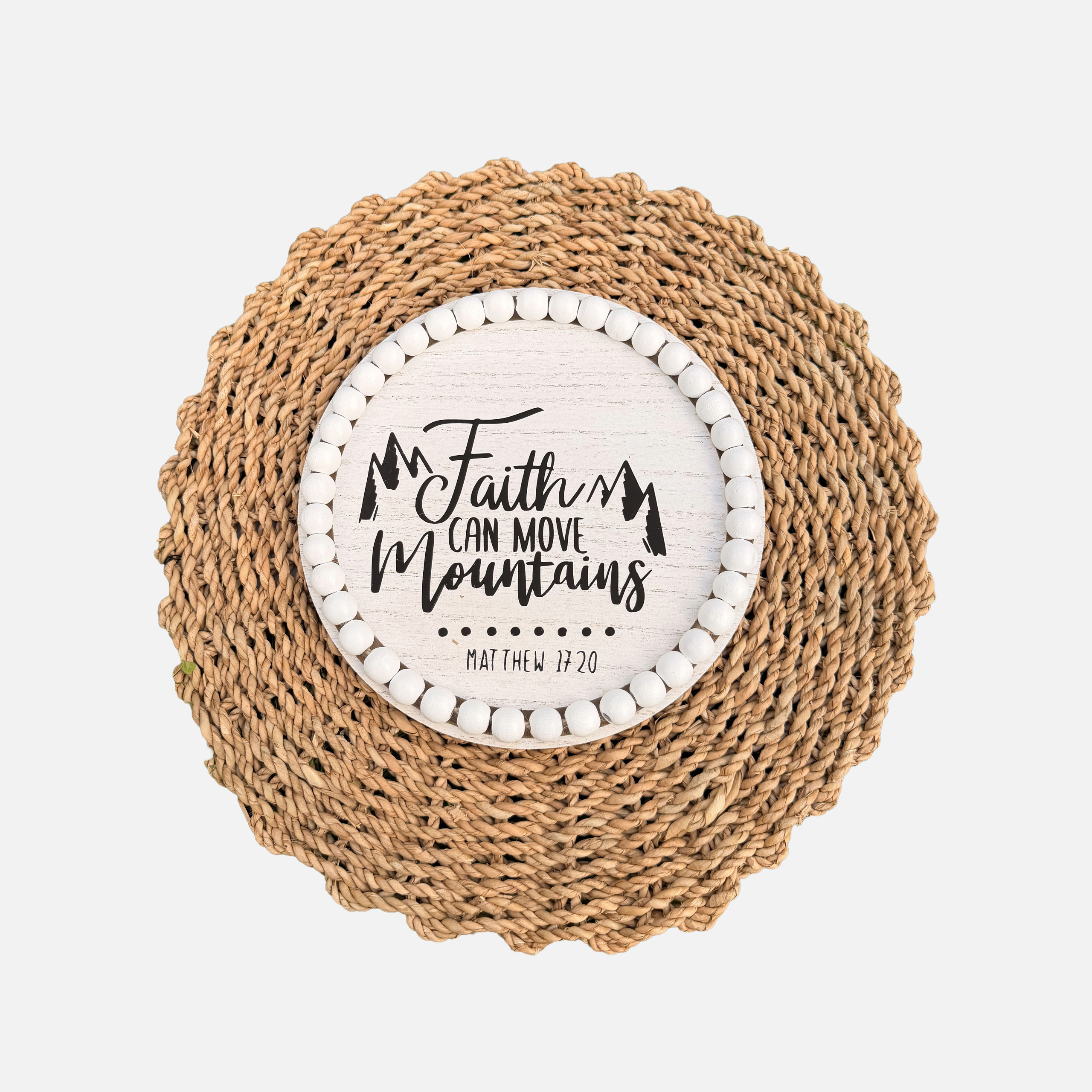 Faith Can Move Mountains Wall Frame
